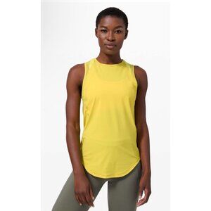 Lululemon Sculpt TankSoleil PTP 18” vibrant yellow